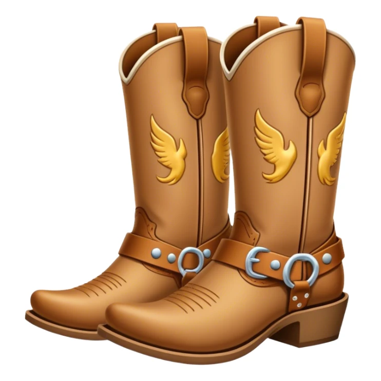 Cowgirl boots on a beachtow  sticker