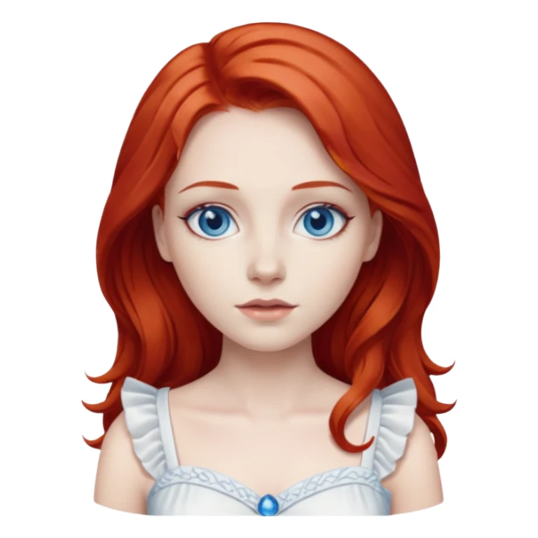 Un emoji de Chukky versión mujer sticker