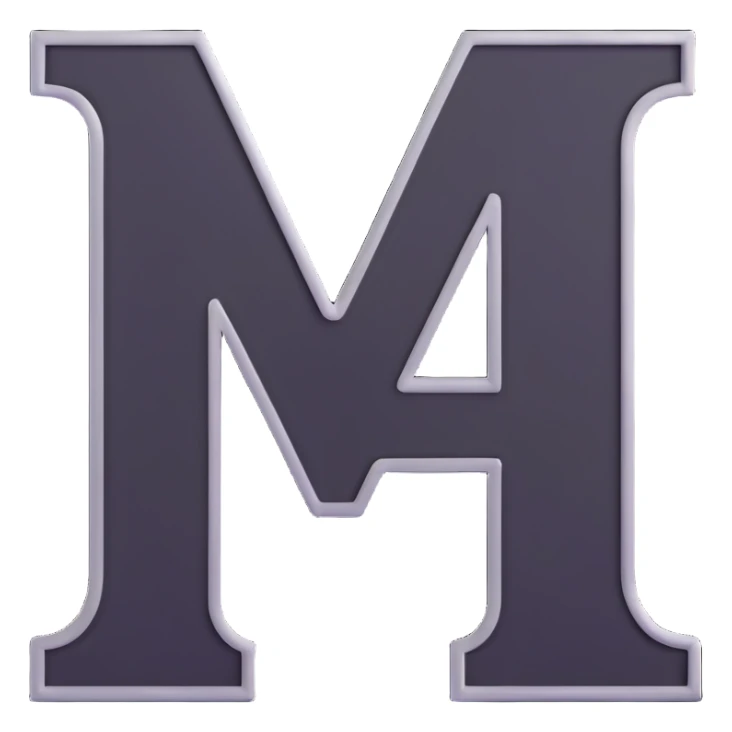 letters BLK black font with silver outline sticker