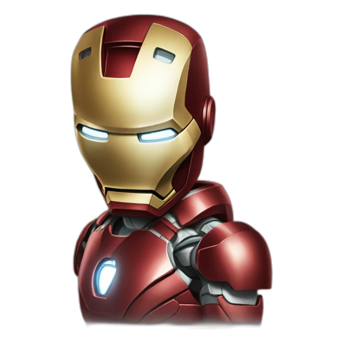 iron man con dinero sticker