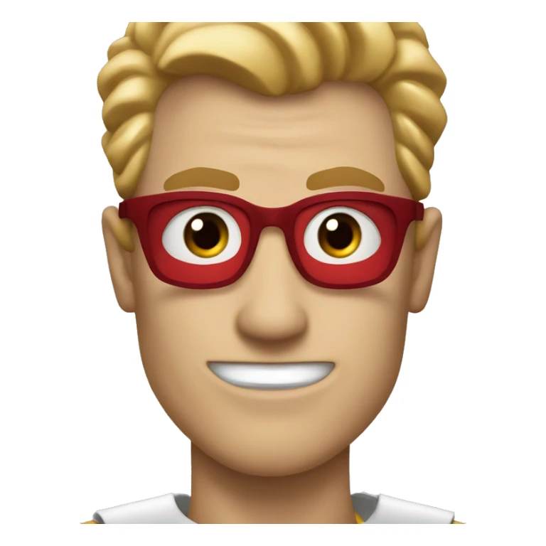 super homelander from "the boys" series with red eyes  sticker