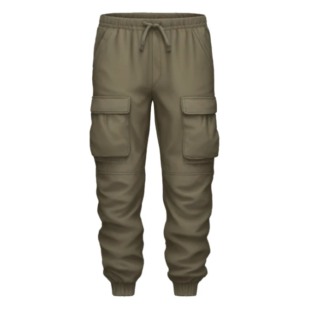 cargo jogger pants product, clothes, isolated sticker
