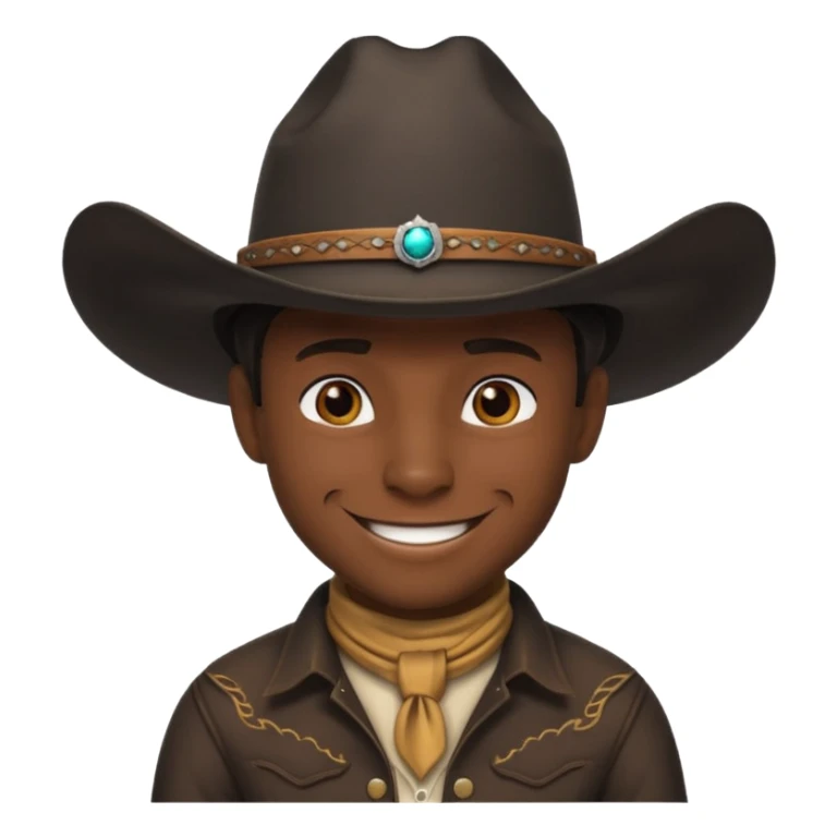 i want a black dragon with cowboy hat and smirk smile sticker