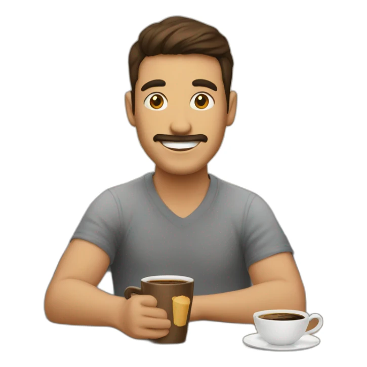 Quiero café  sticker