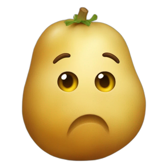 Une patate qui fait des bisous  sticker