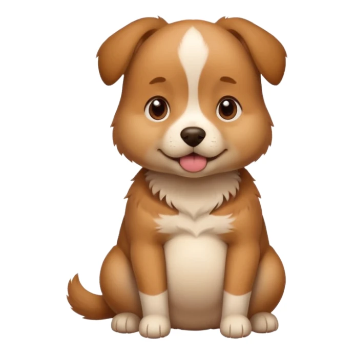 pregnant dog holding its belly sticker