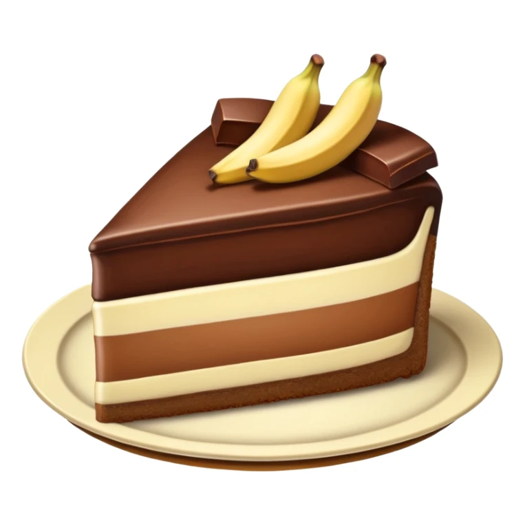 chocolate banana cheesecake sticker
