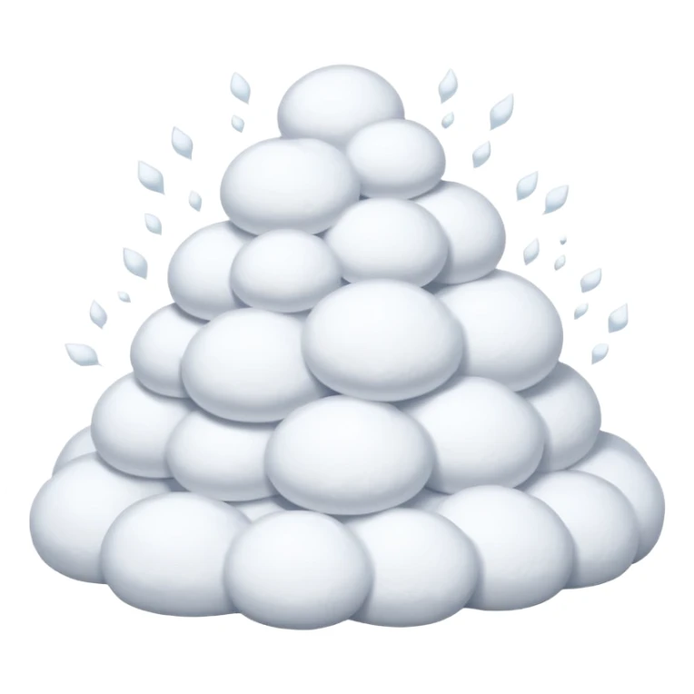  snow accumulate sticker