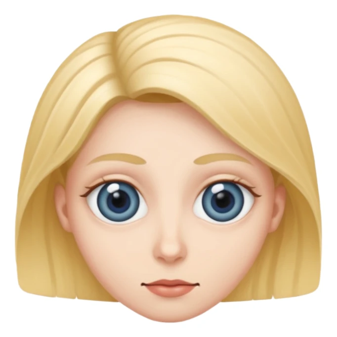 portrait of me with spiral eyes sticker