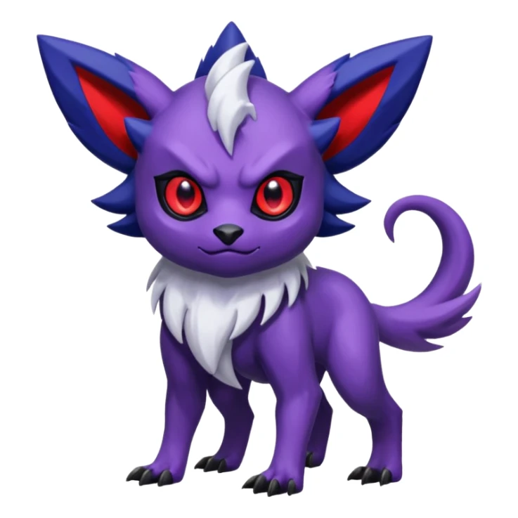 Sableye-Absol-Purloin-hybrid-fusion (full body) sticker