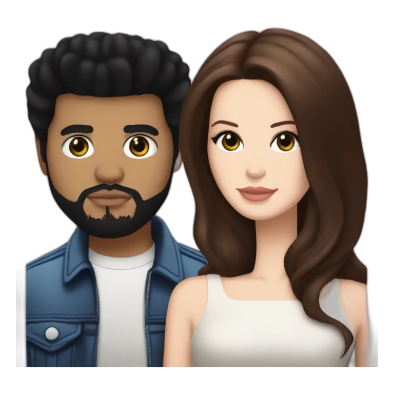 Lana del rey and The weeknd sticker
