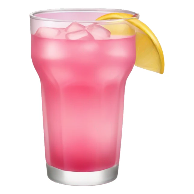 En rosa drink sticker