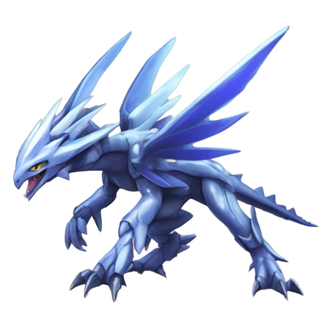  Cool Edgy Shiny Godly Ethereal Digimon-Genesect-Dialga-Reptile full body sticker
