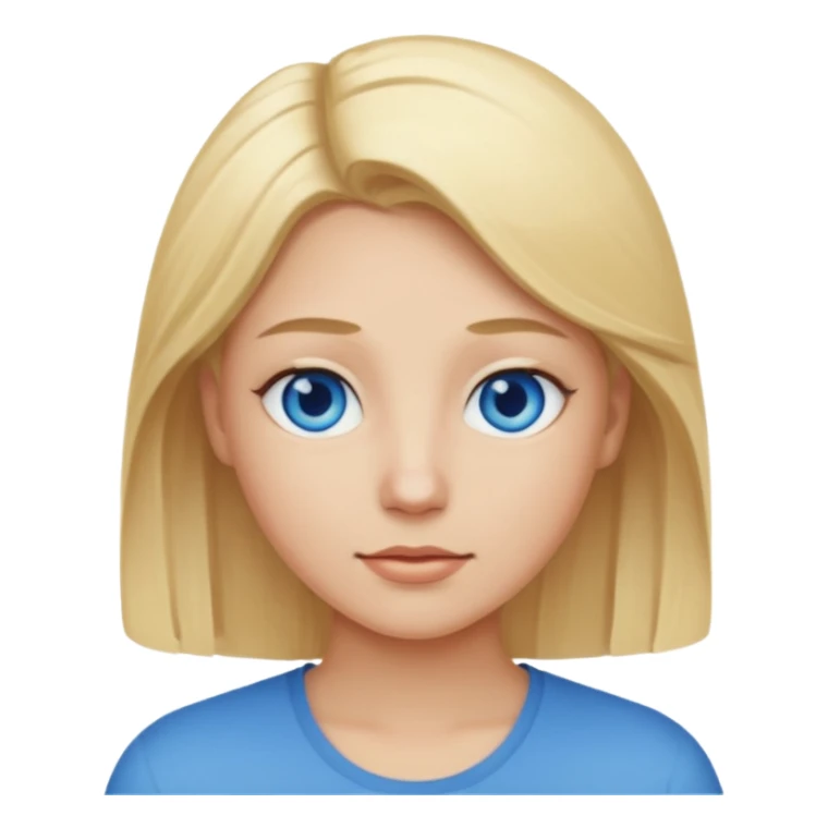 Cheese with blonde hair  sticker