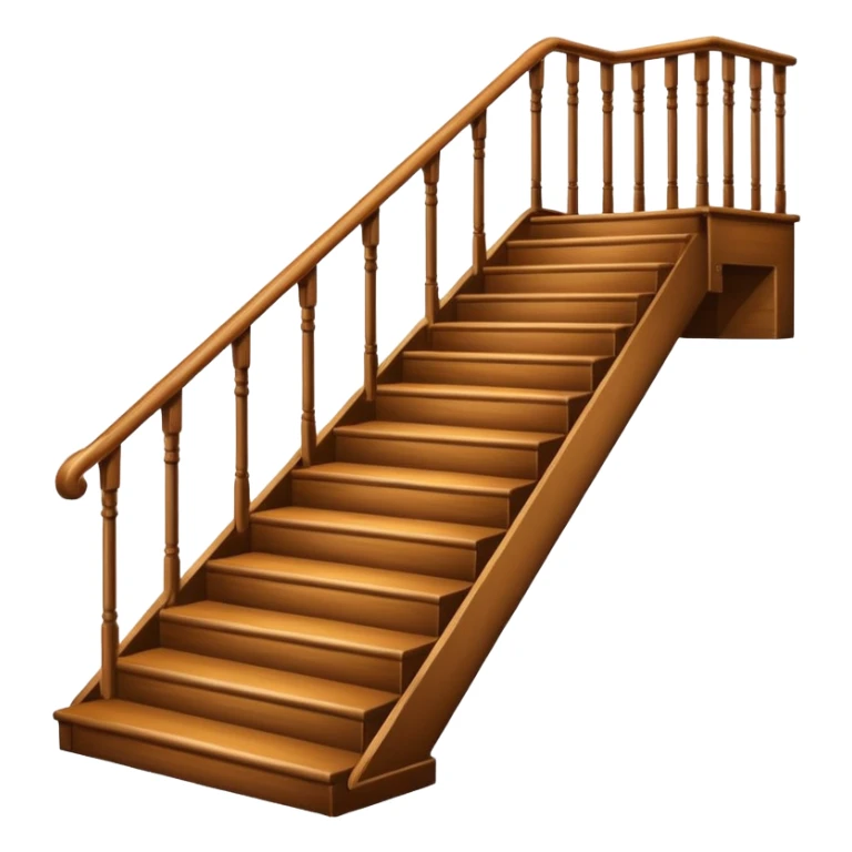 stairs with handrail sticker