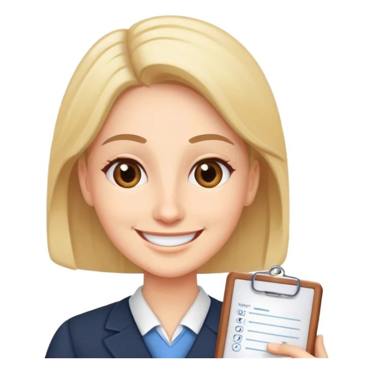 Teacher expressing approval of students test results  sticker