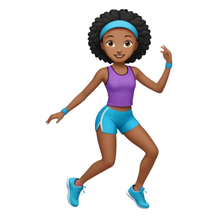 BLACK GIRL DANCING SPORT GEAR sticker