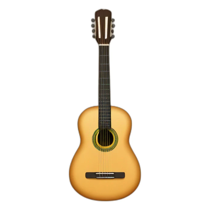 Erlandskian 15 String Guitar Instrument Ethnic sticker