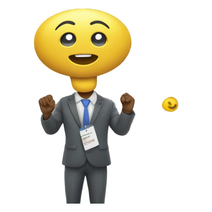 Stand in an expo show sticker