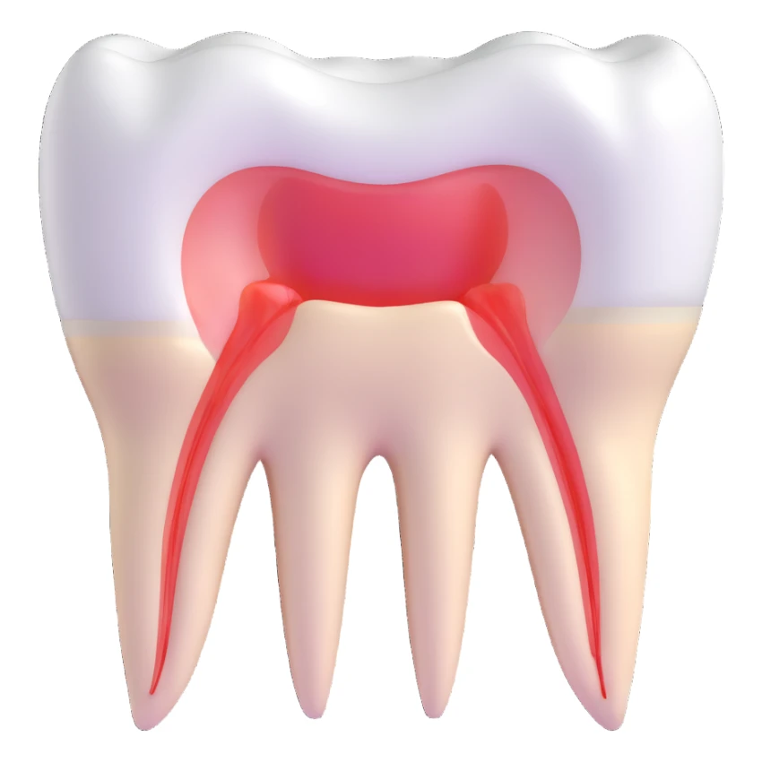 dental x-ray results showing tooth condition sticker