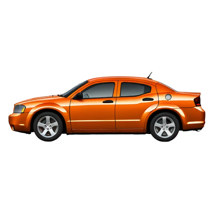 2008 Dodge avenger, sunset orange, 3.5L V6 sticker