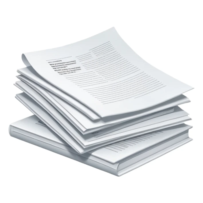 Pile of patent papers sticker