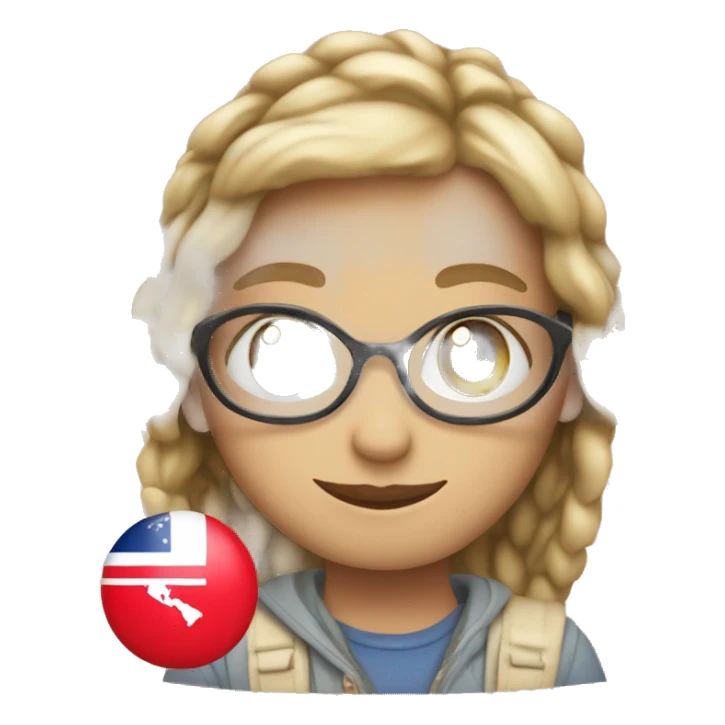 Traveling around the world for love sticker