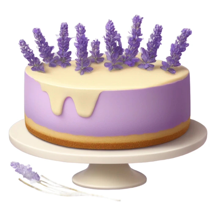Lavender cheesecake sticker