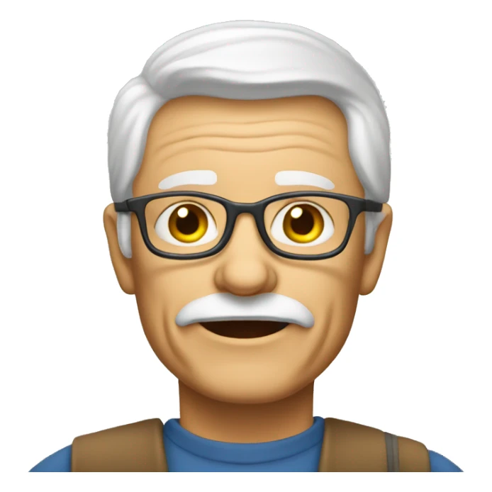 a swedish person between 45 and 80 years old sticker