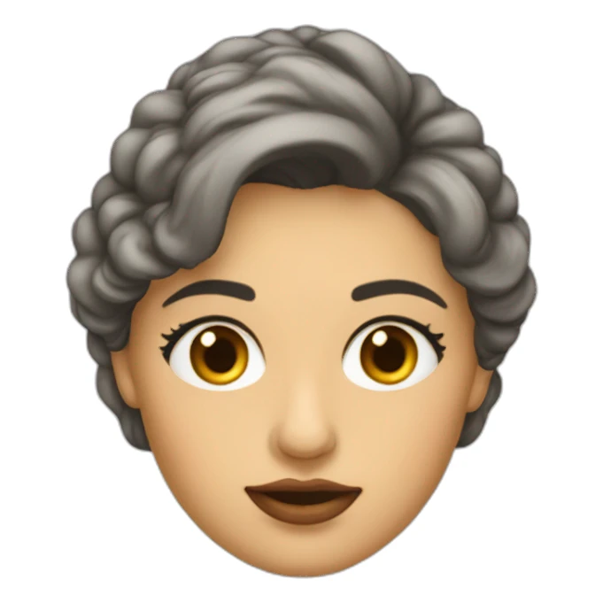 Mujer de la antigua Roma guiña un ojo sticker