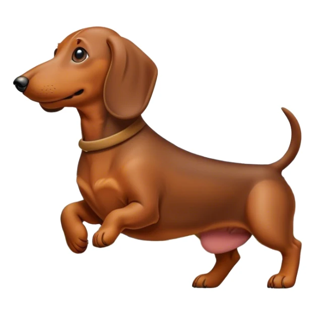 giant dachsund stomping on a city sticker