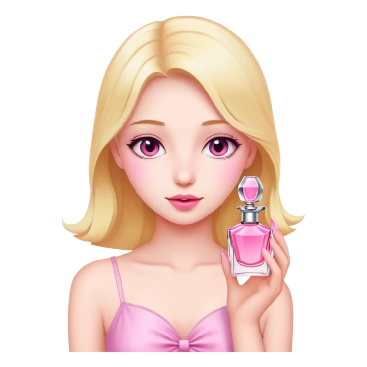 Good girl pink perfume sticker