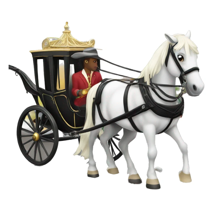 Horse and carriage ride sticker