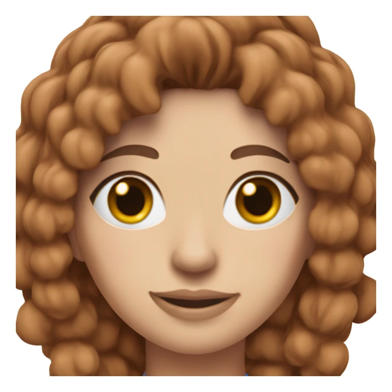 Edmonton oilers nhl female fan with brown hair sticker