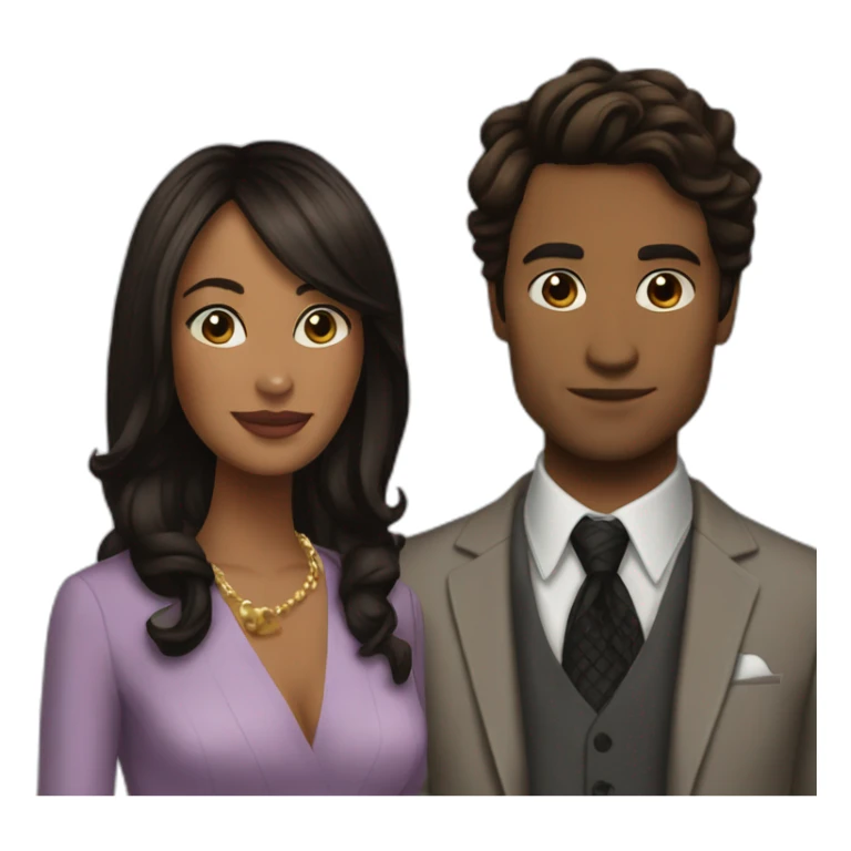 Rufus and Lily gossip girl sticker