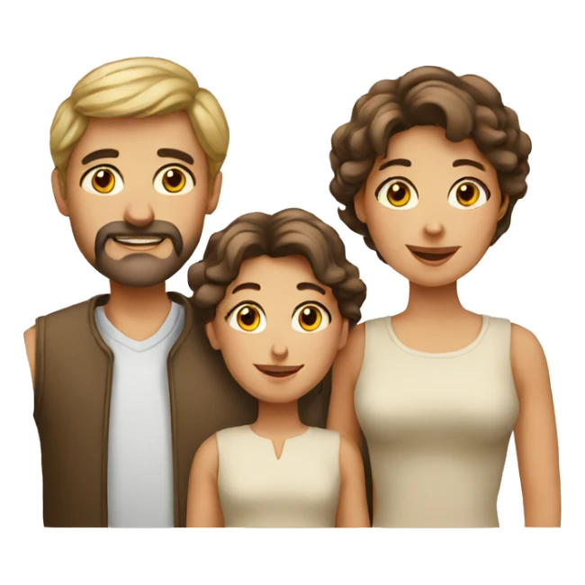 European family sticker