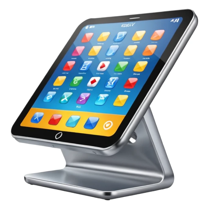 digital kiosk for shopping sticker