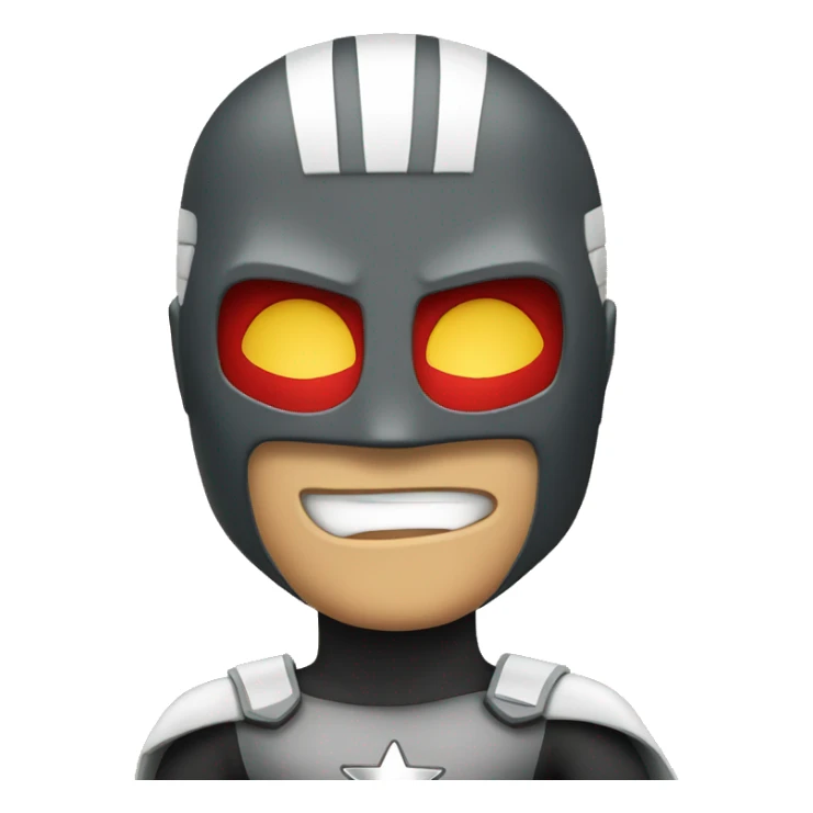 fake superhero with both the letters "A" and "I" sticker