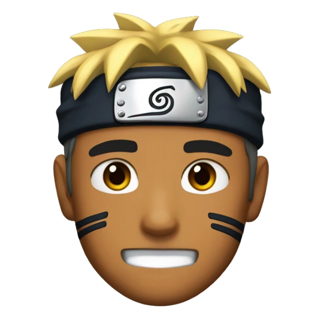 Naruto avec habits noir en colère   sticker