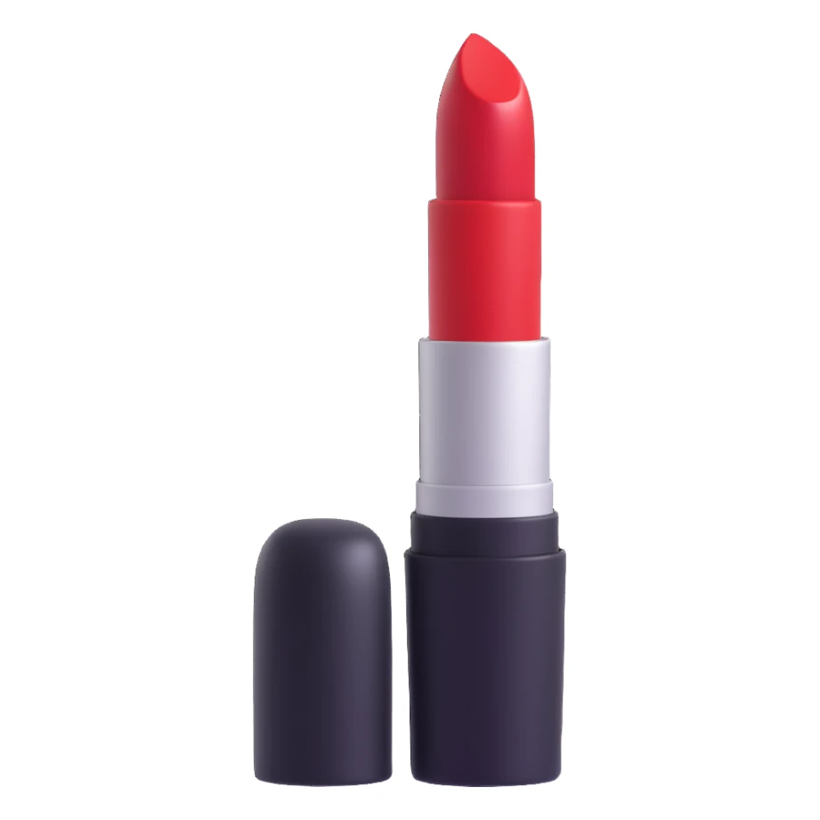 red lipstick sticker
