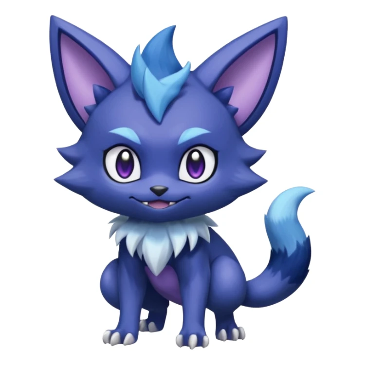 Sableye-Meowstic-Purloin-hybrid-fusion (full body) sticker