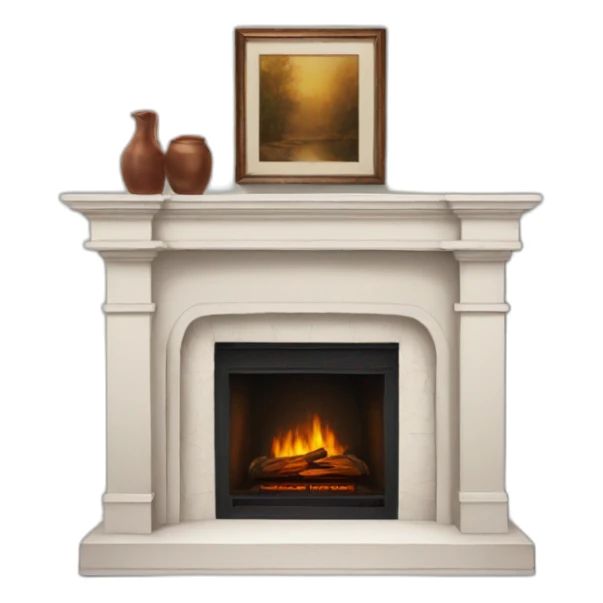 fireplace mantle sticker