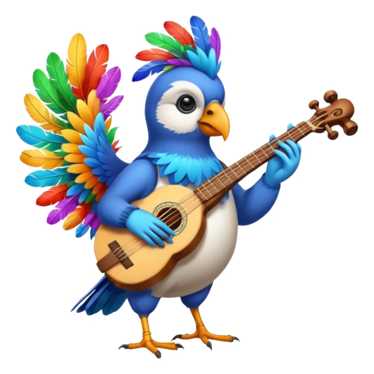 bird Musician sticker