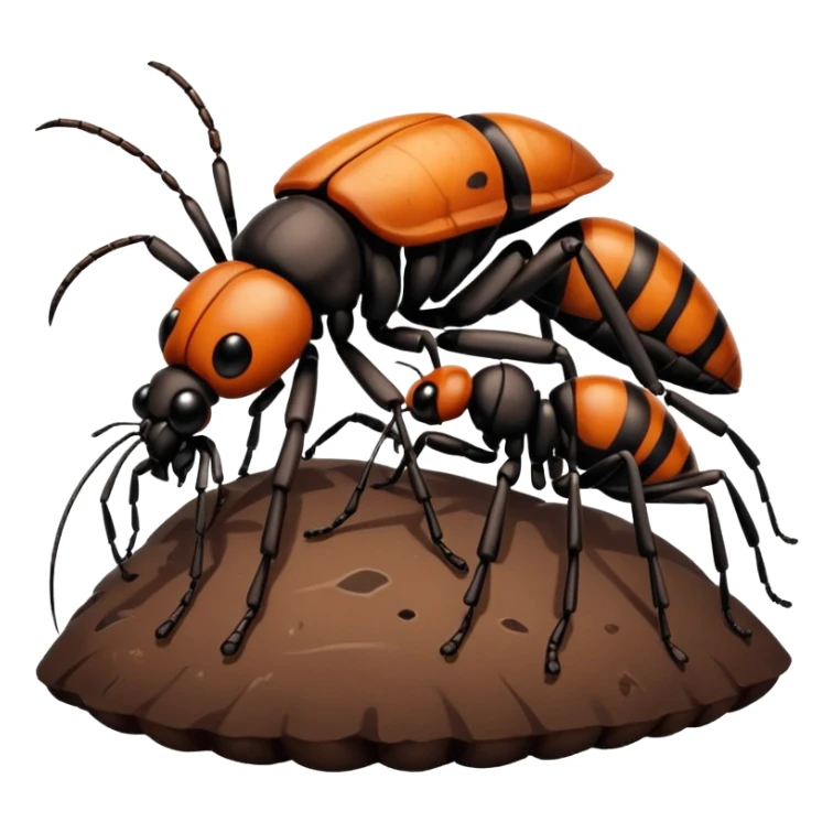 pile of bugs sticker