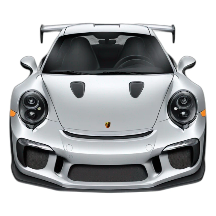 Porsche 911 GT3 RS with a Halloween covering  sticker