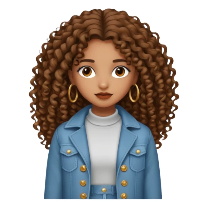 Brown girl aesthetic sticker