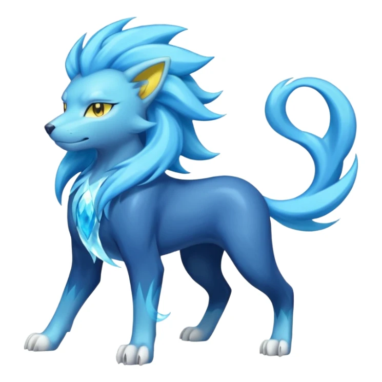 Luxray-Suicune-Amaura-Manectric-fusion sticker