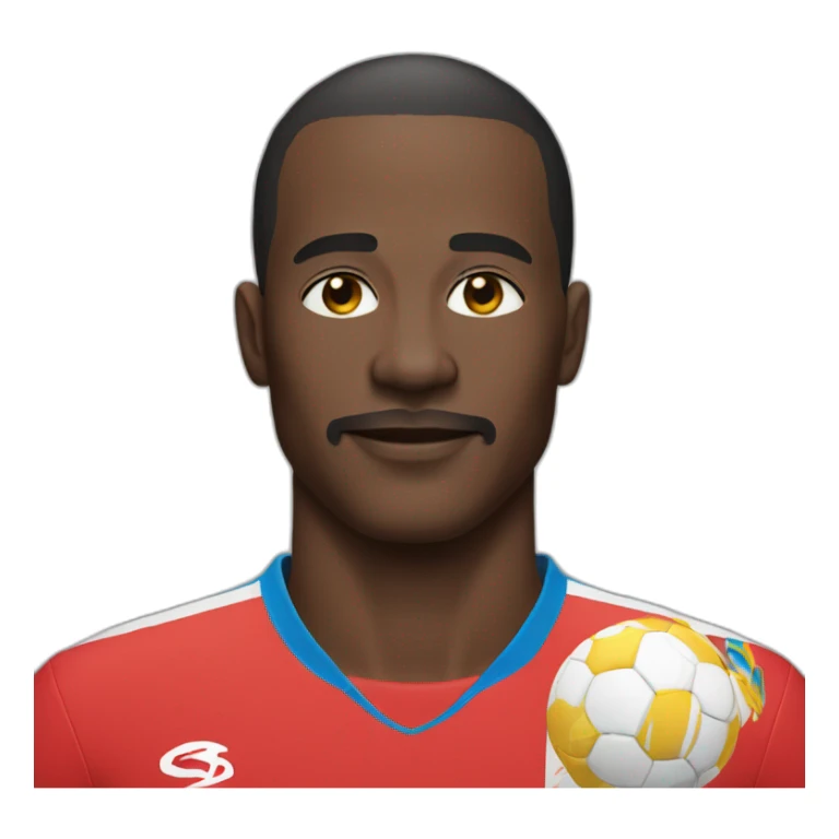 Homme avec le maillot de la rdc sticker