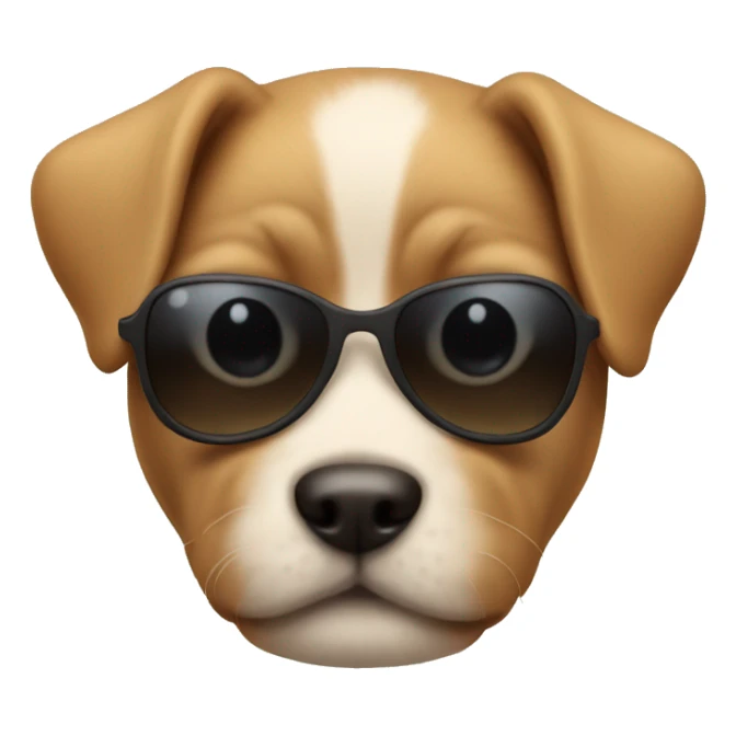puppies wearing sunglasses sticker