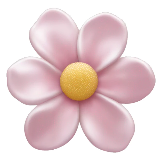 Pearl light pink flower sticker
